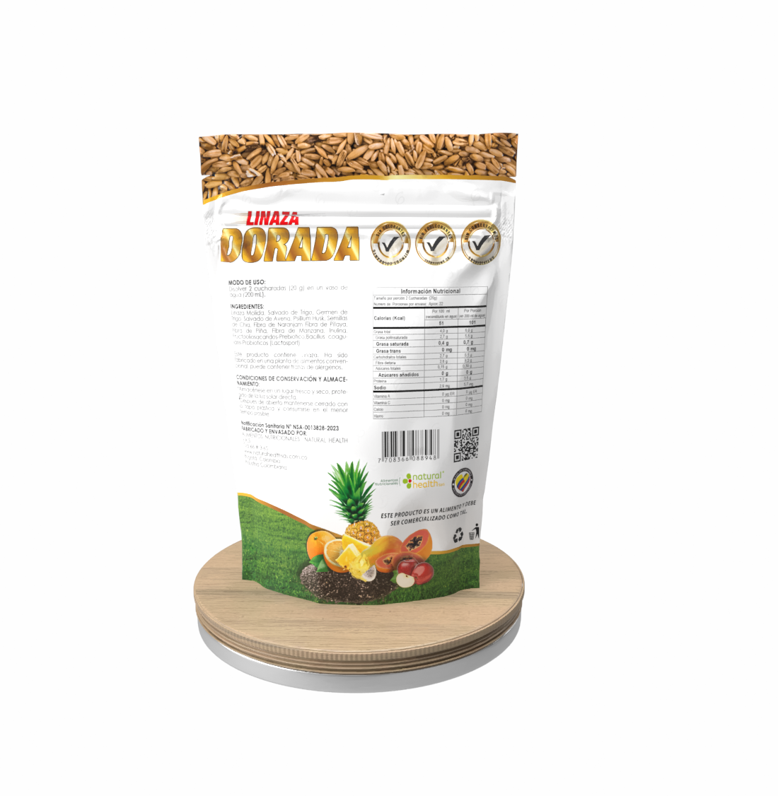 Miniatura 2 de Linaza Dorada X 450g PRODUCT VEGANO